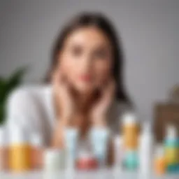 A collection of various skincare products suitable for teenagers