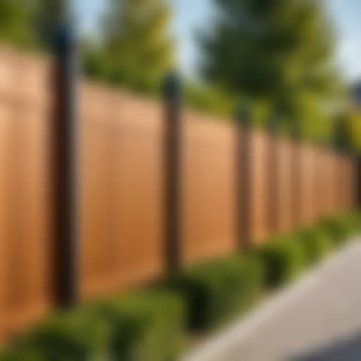 Aesthetic appeal of profiled sheet fencing