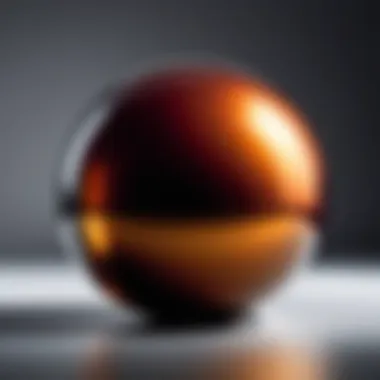 Illustration of a perfectly shaded sphere demonstrating light and shadow