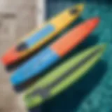 Different types of swimming boards