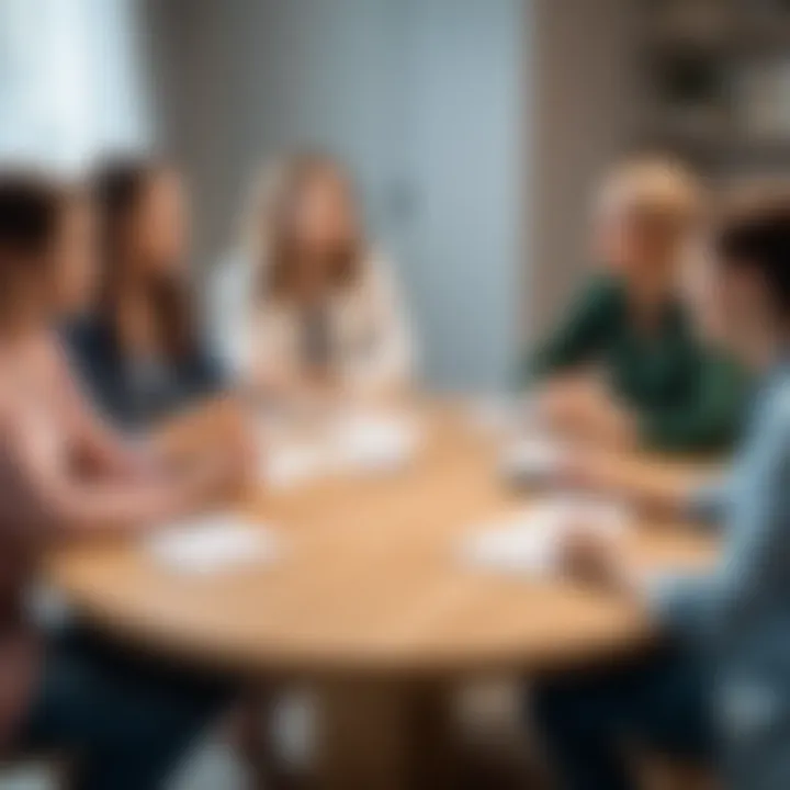 An engaging discussion circle exploring gender roles