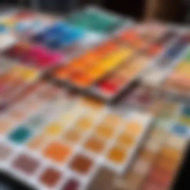 Color palette selection for artwork