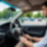 Theoretical lessons in a driving school setting