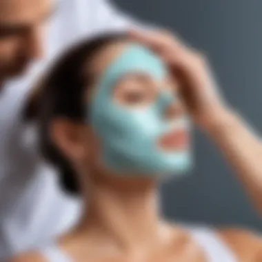 Soothing scalp treatment with masks