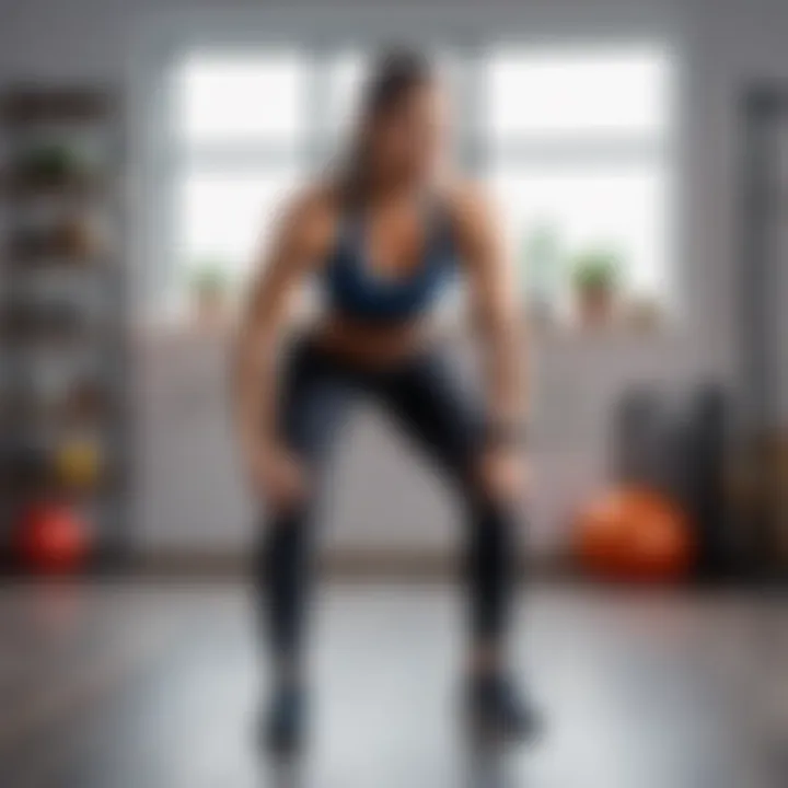 Dynamic full-body workout routine at home