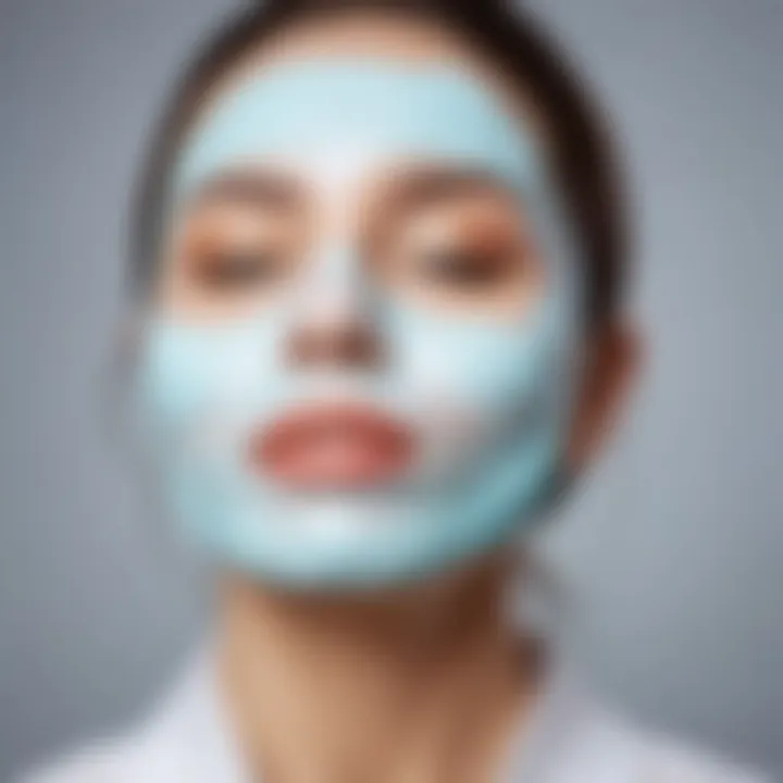 Soothing mask texture