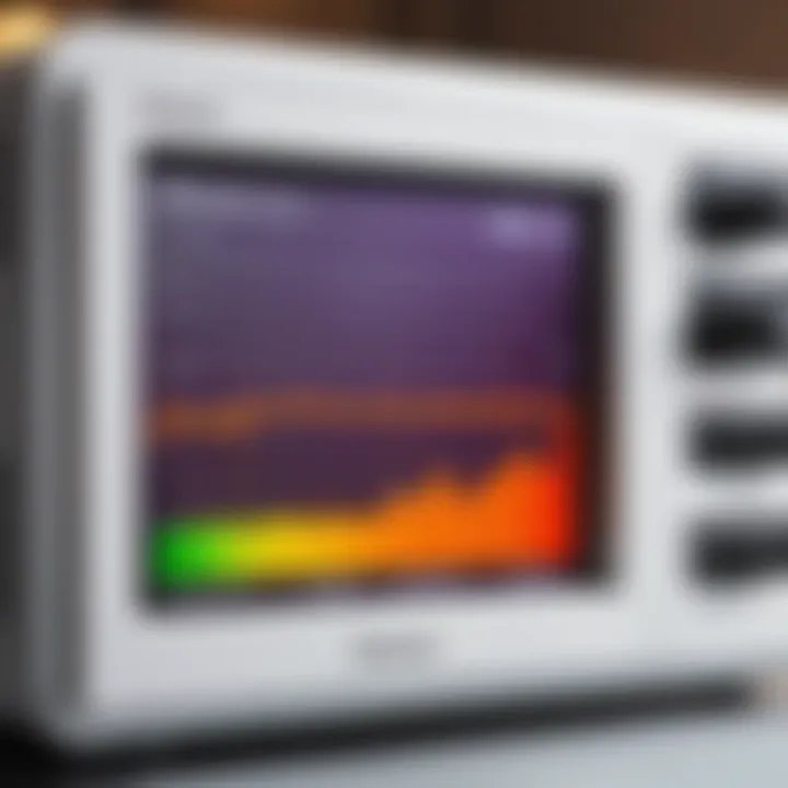 Energy consumption graph for electric heating