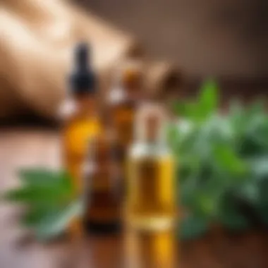 Essential oils for scalp health