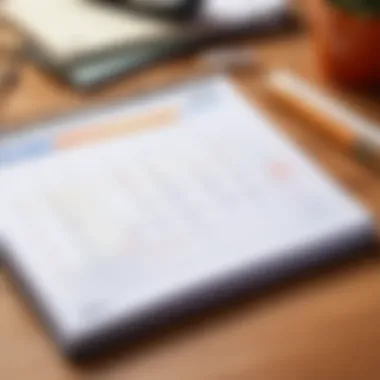 A calendar and planner on a desk to manage time effectively