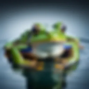 Anatomical features of frogs influencing swimming technique