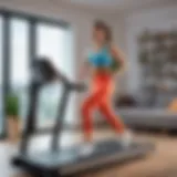 Dynamic home workout session focusing on cardio exercises