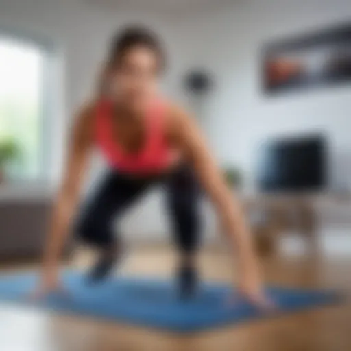 Dynamic home exercise routine