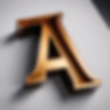 Detailed guide to shading the letter A