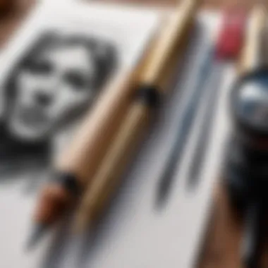 Artistic tools for portrait drawing