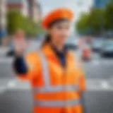 Traffic controller signaling vehicles