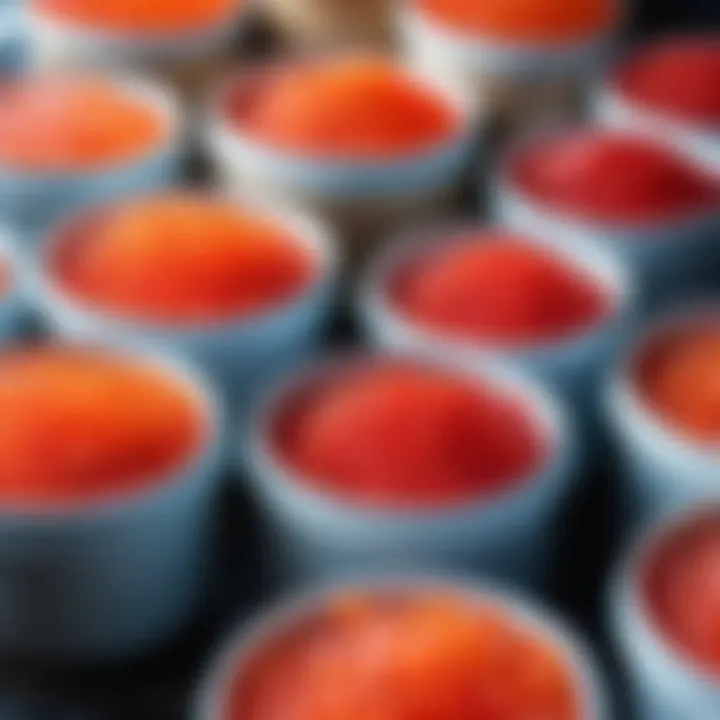 Storing salted red caviar properly