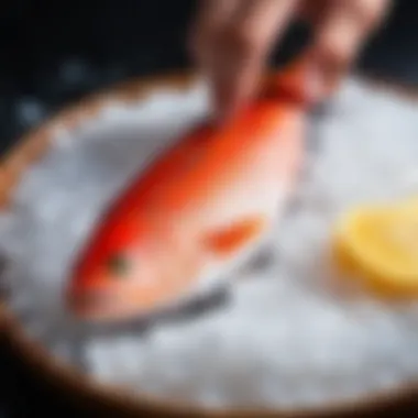 Proper technique of salting fish