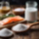 Different types of salt for curing salmon