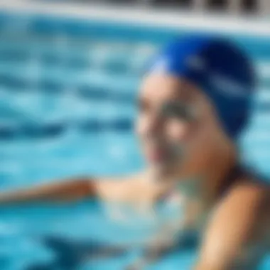 Safety tips for adult swimmers in a pool environment