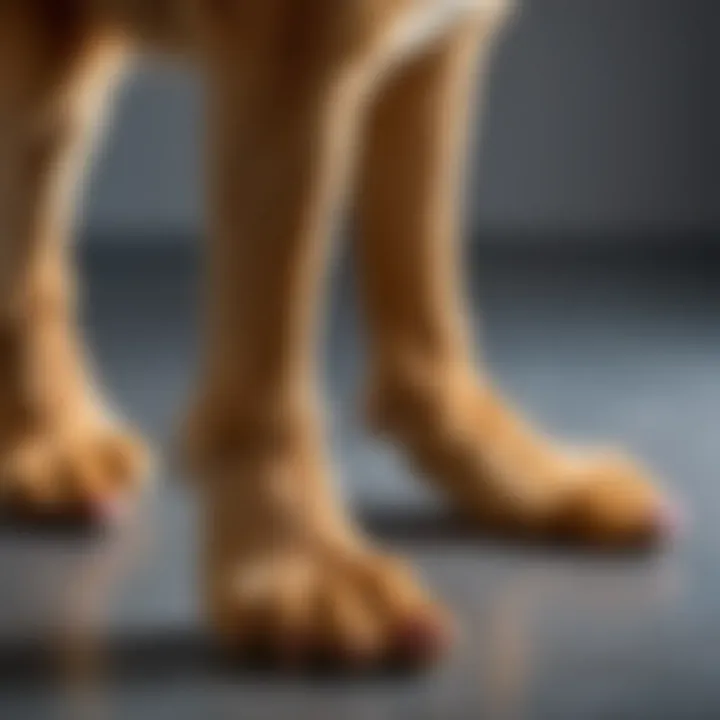 Functional differences between legs and paws