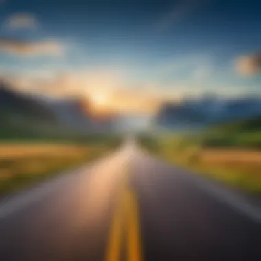 An open road symbolizing freedom and driving skills.