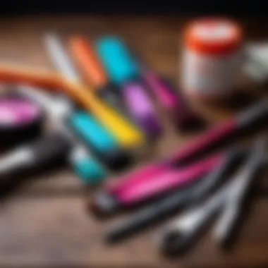 Hair dye application tools