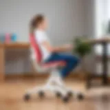 Posture correction chair designed for students