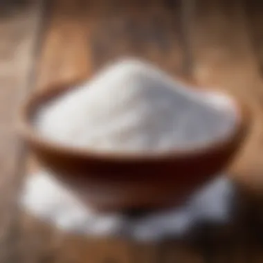 Salt and sugar mixture in a bowl ready for use