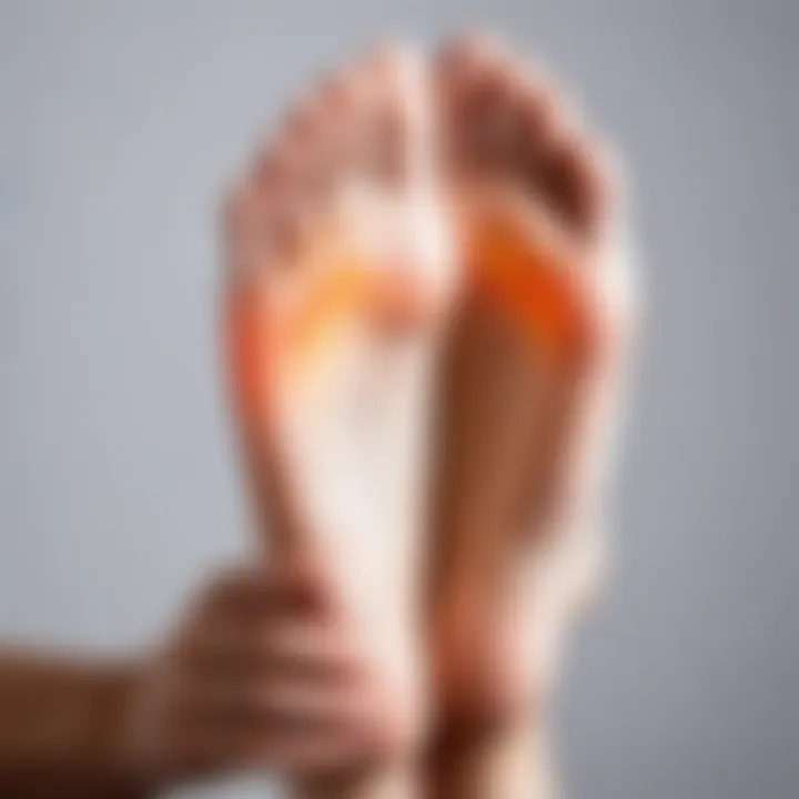 Reflex zones on the foot and their benefits