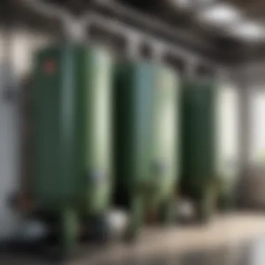 Visual representation of resource savings through efficient boilers