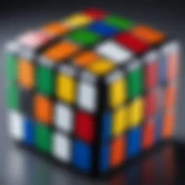 A solved Rubik's Cube showcasing techniques