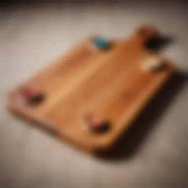 Traditional wooden board used in self-improvement practices