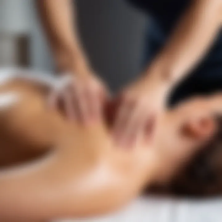 Experience the art of self-massage with calming techniques