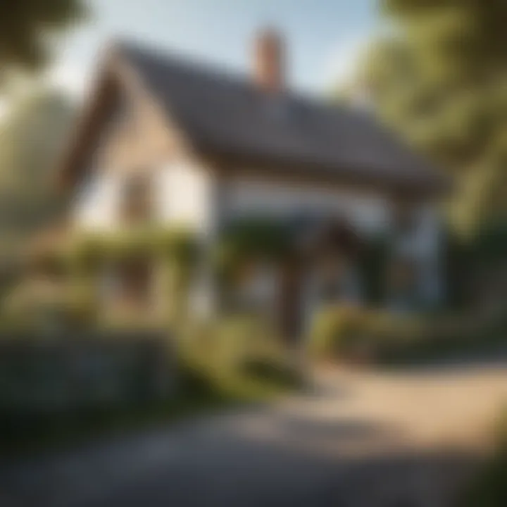 Artistic representation of a cozy cottage