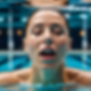 Proper breathing technique while swimming