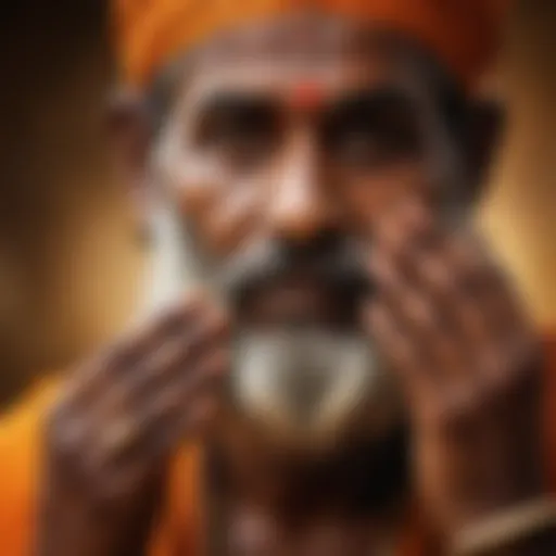 Sadhus nails symbolizing spiritual growth