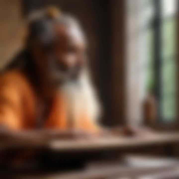 An individual enjoying balance exercises on a Sadhu board