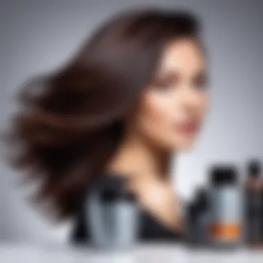 A collection of hair care products for maintaining color.