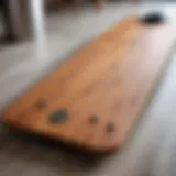 Yoga board with nails showcasing its unique design